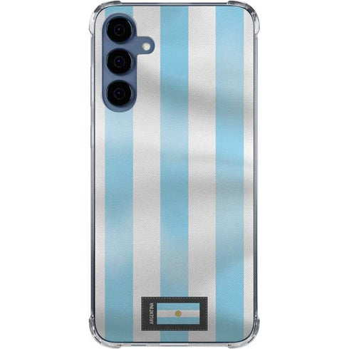 Argentina Soccer Flag Galaxy S24 Clear Case
